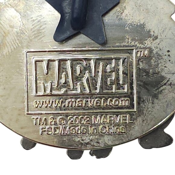 Universal Studios 2002 Spider-Man Hulk Wolverine Captain America 3-D Pin Pinback - Picture 3 of 12